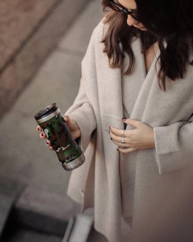 GLACIAL Bottle - Green Camo Tumbler
