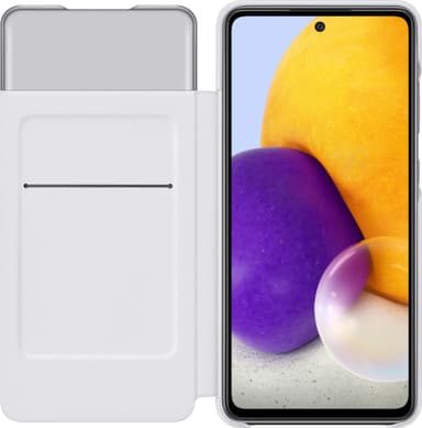 Samsung S View lommebokdeksel til Galaxy A72 (hvit)