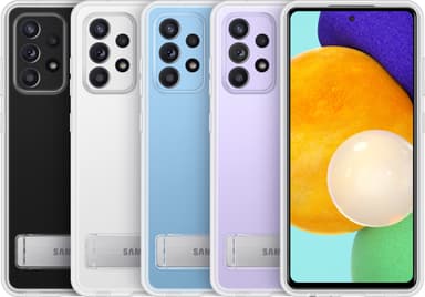 Samsung Galaxy A52 4G/5G, A52s Standing deksel (gjennomsiktig)