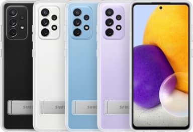 Samsung Galaxy A72 Standing deksel (gjennomsiktig)