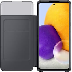Samsung S View lommebokdeksel til Galaxy A72 (sort)