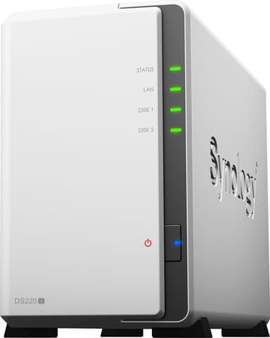 Synology DiskStation DS220j 2-Bay personlig NAS-system