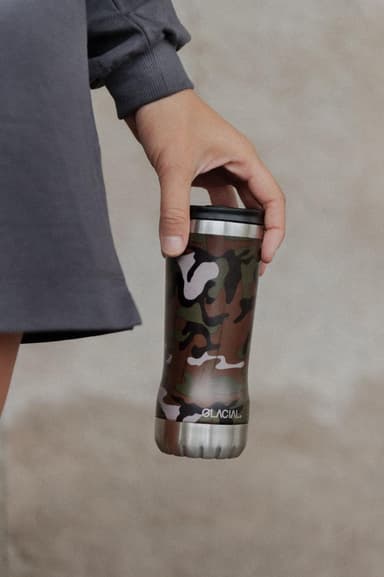 GLACIAL Bottle - Green Camo Tumbler