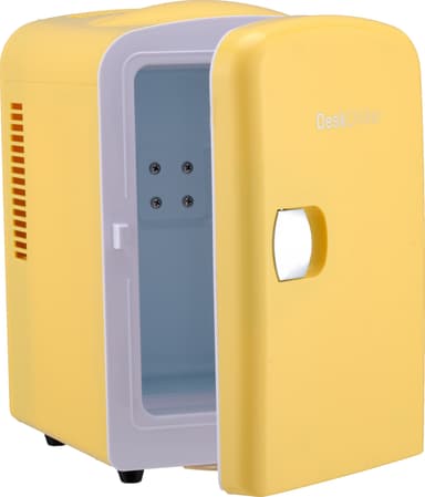 Deskchiller minikjøleskap DC4Y (gul)