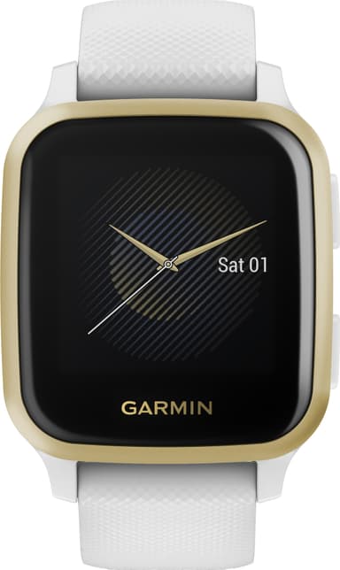 Garmin Venu Sq smartklokke (hvit/gull)