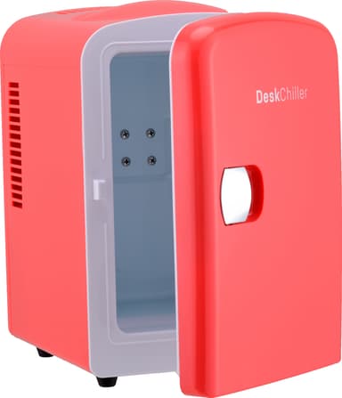 Deskchiller minikjøleskap DC4R (rød)