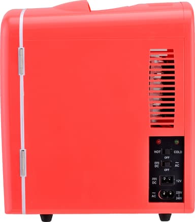 Deskchiller minikjøleskap DC4R (rød)