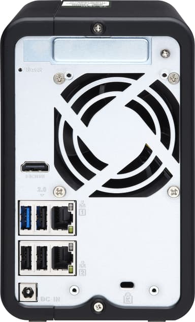 Qnap TS-253D-4G NAS-system med 2 brønner