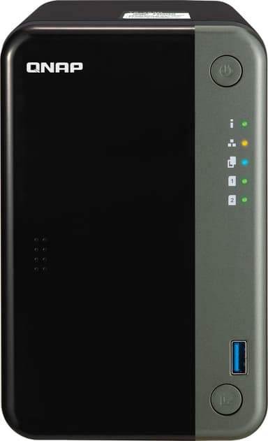 Qnap TS-253D-4G NAS-system med 2 brønner