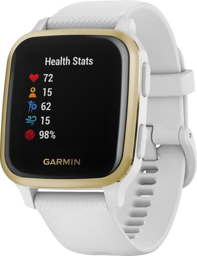 Garmin Venu Sq smartklokke (hvit/gull)