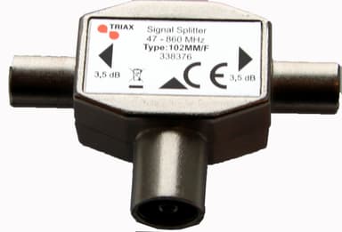 Triax toveis antennesplitter (IEC)