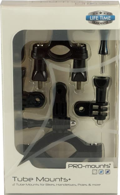 PRO-mounts Tube Mount+ feste til actionkamera
