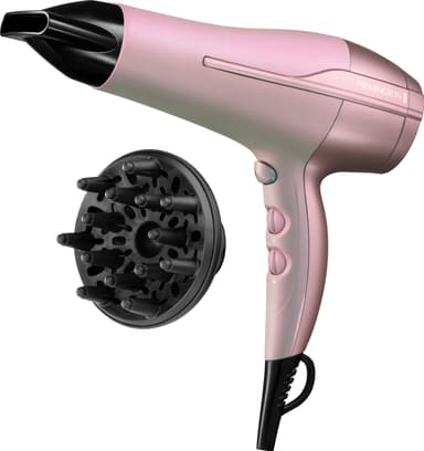 Remington Coconut Smooth hårføner D5901 (rosa)
