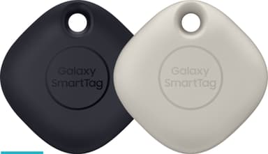 Samsung Galaxy SmartTag sporingsbrikke 2-pakk (sort/havre)