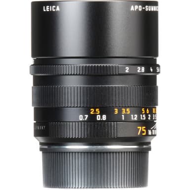 Leica APO-Summicron-M 75mm f2 ASPH Sort