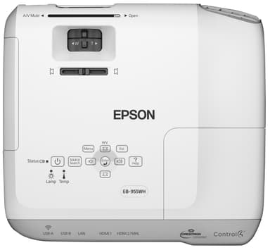 Epson bærbar projektor EB-955WH (hvit)