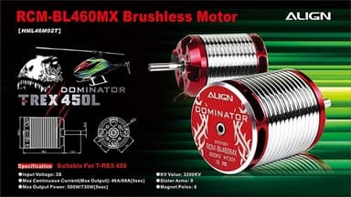 HML46M02T 460MX Brushless Motor(3200KV)