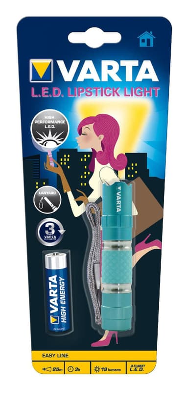 Varta Lipstick lommelykt 1AA Varta Lipstick lommelykt 1AA