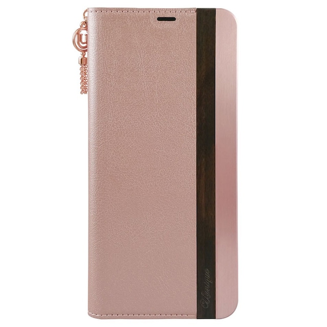 Uunique Folio shimmer iPhone X deksel (rosa)