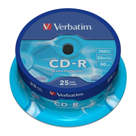 Verbatim CD-R 52x, 25-pack