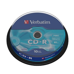 Verbatim CD-R 52x, 10-pack