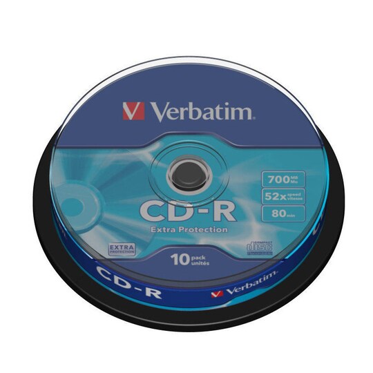 Verbatim CD-R 52x, 10-pack