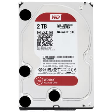 WD Desktop Red 3.5" intern HDD til NAS (2 TB)