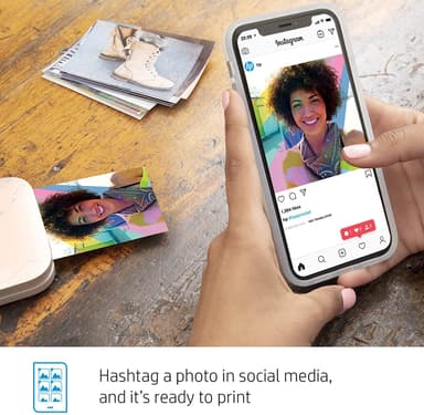 HP Sprocket Select Eclipse mobil fotoskriver (grå)