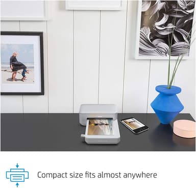 HP Sprocket Studio mobil fotoskriver (hvit)