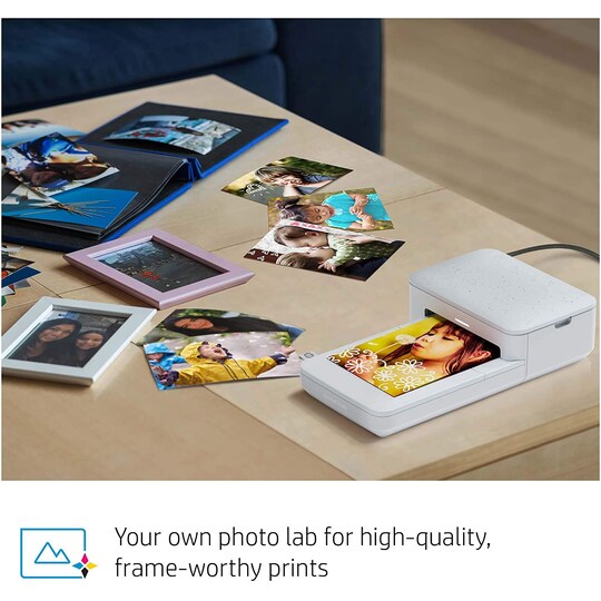 HP Sprocket Studio mobil fotoskriver (hvit)