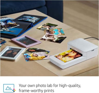 HP Sprocket Studio mobil fotoskriver (hvit)