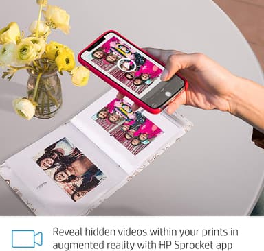 HP Sprocket Studio mobil fotoskriver (hvit)