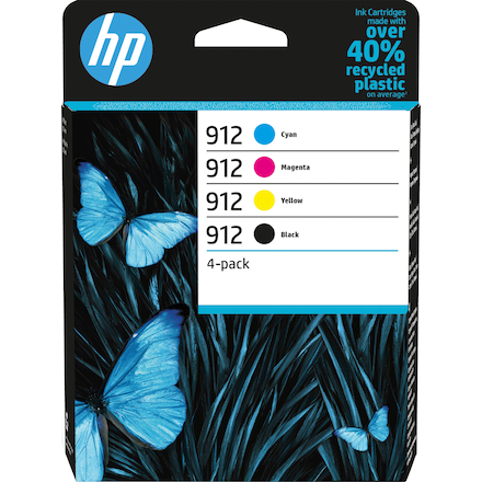 HP 912 blekkpatroner kombo-pakke (CMYK)