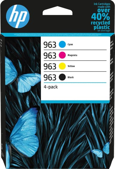 HP 963 blekkpatroner kombo-pakke (CMYK)