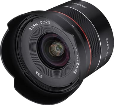 Samyang AF 18mm f/2.8 vidvinkelobjektiv til Sony FE