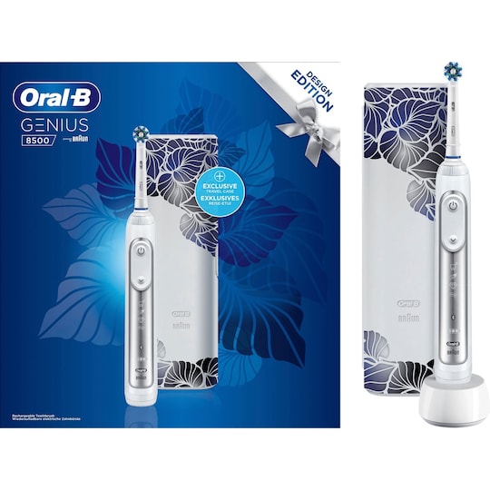 Oral-B Genius 8500 elektrisk tannbørste gavesett GENIUS8500SI