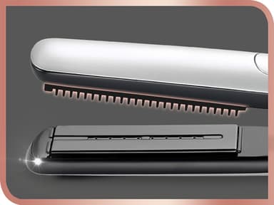 BaByliss Steam Luster rettetang ST595E (lyseblå)