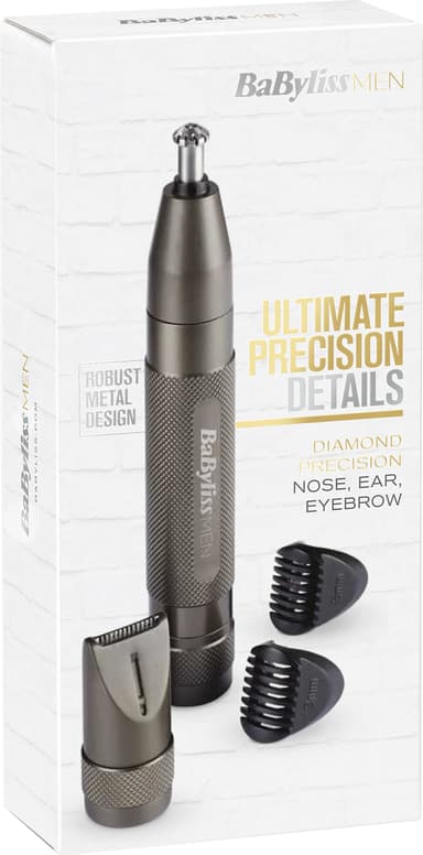 BaBylissMEN Metal Diamond Precision nese og øretrimmer BAE110E