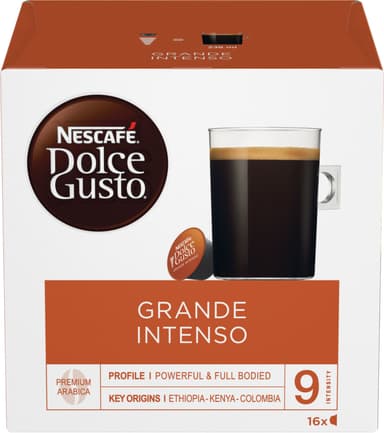 Nescafe Dolce Gusto kaffekapsler - Grande Intenso