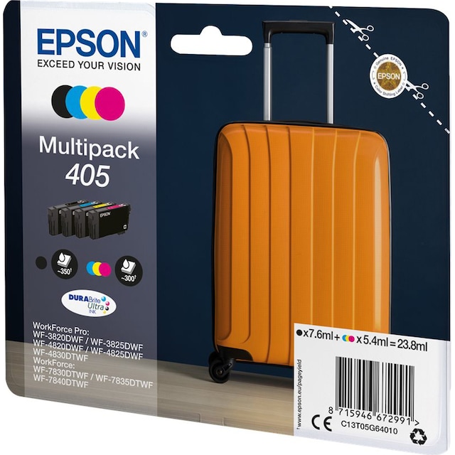EPSON Multipack 4 farger 405 blekkpatroner (CMYK)
