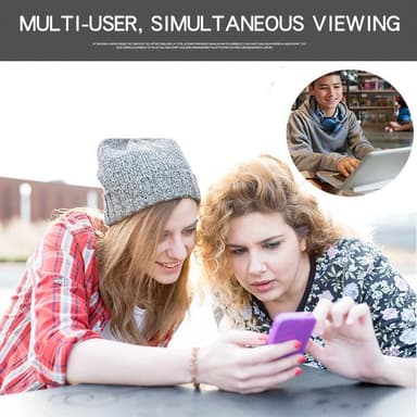 HD Webcam WiFi Mini overvåkingskamera Svart