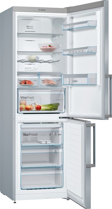 Bosch Kjøleskap/fryser kombinasjon KGN367IDP (inox-easyclean)