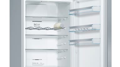 Bosch Kjøleskap/fryser kombinasjon KGN397LEP (inox-look)