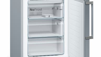 Bosch Kjøleskap/fryser kombinasjon KGN397LEP (inox-look)