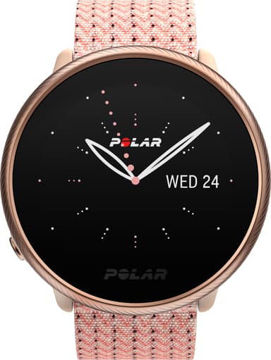 Polar Ignite 2 sportsklokke (sort/roseblad)