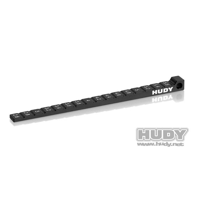 HUDY Chassis Ride Height Gauge Stepped 2.6-5.6mm