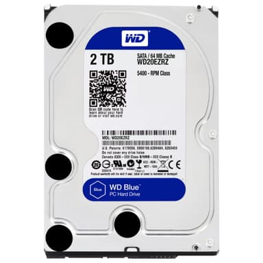 WD Desktop Blue 3.5" intern harddisk (2 TB)