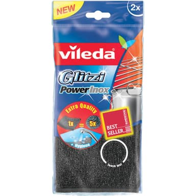 Vileda Glitzi PowerInox skrubb 141656