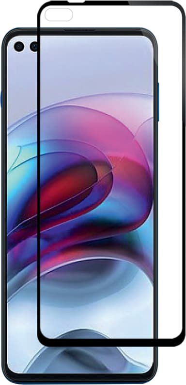 Panzer Full-Fit Motorola Moto G100 skjermbeskytter (sort)