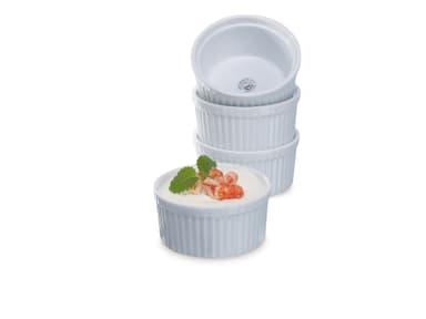 Nordic sense dia. 9,5 cm 4 stk hvit